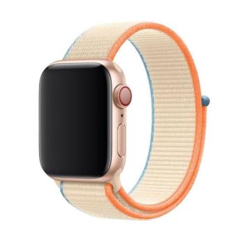 Apple iWatch Devia Delux Sport 3 42/44/45mm Óraszíj - Krém kép