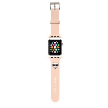 Apple iWatch Karl Lagerfeld KLAWLSLCP 42/44mm óraszíj - Rózsaszín kép