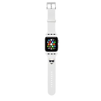 Apple iWatch Karl Lagerfeld KLAWLSLCW 42/44mm óraszíj - Fehér kép
