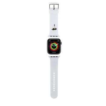 Apple iWatch Karl Lagerfeld KLAWMSLCNH 38/40/41mm óraszíj - Fehér kép