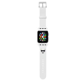 Apple iWatch Karl Lagerfeld KLAWMSLCW 38/40mm óraszíj - Fehér kép