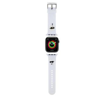 Apple iWatch Karl Lagerfeld KLAWMSLKCNH 38/40/41mm óraszíj - Fehér kép