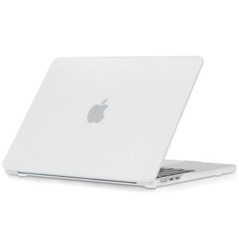Apple MacBook Air 13 (2022 / 2023 / 2024), Műanyag hátlap védőtok, matt, Tech Protect SmartShell, átlátszó kép
