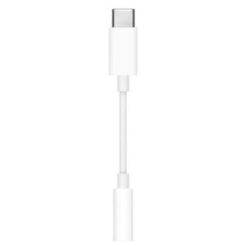 Apple USB-C – 3,5 mm-es fejhallgató jack csatlakozóhoz, MW2Q3ZM/A, fehér kép