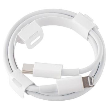 Apple USB-C-Lightning kábel, 1m, 96W, 4.7A, fehér, csomagolás nélkül (Bulk) kép