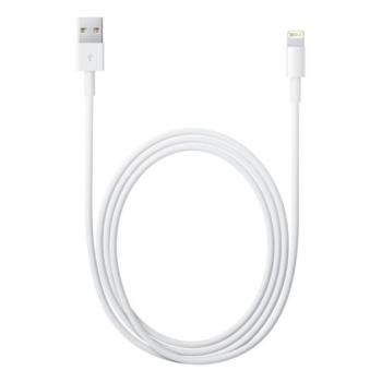 Apple USB / Lightning töltő- és adatkábel (2m) MD819ZM/A Retail dobozos, fehér kép