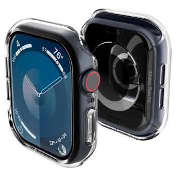 Apple Watch 10 (42 mm), Műanyag védőkeret, szíj nélkül, Spigen Thin Fit, átlátszó kép