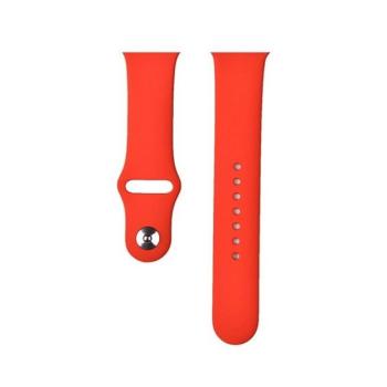 Apple Watch 4-6, SE, SE (2022) (38 / 40 mm) / Watch 7-9 (41 mm) / Watch 10 (42 mm), szilikon pótszíj, állítható, Devia Delux Sport, piros kép
