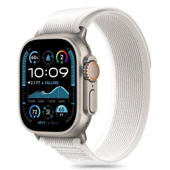 Apple Watch 4-6, SE, SE (2022) (42 / 44 mm) / Watch 7-9 (45 mm) / Watch 10 (46 mm) / Watch Ultra 1-2 (49 mm), textíl pótszíj, nylon, állítható, légáteresztő, TP Nylon, szürke kép