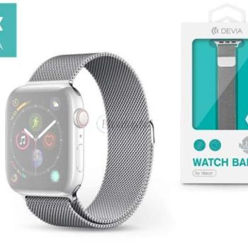 Apple Watch fém szíj - Devia Elegant Series Milanese Loop - 38/40/41 mm - ezüst kép