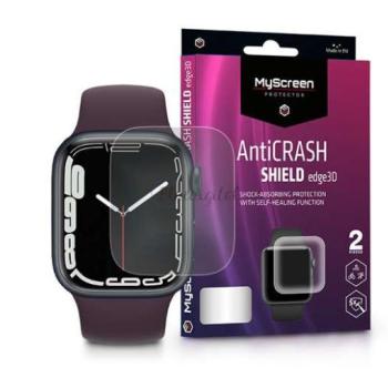Apple Watch Series 7/Series 8 (41 mm) ütésálló képernyővédő fólia - MyScreen Protector AntiCrash Shield Edge3D - 2 db/csomag - átlátszó kép