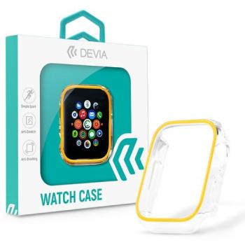 Apple Watch szilikon védőtok - Devia Luminous Series Shockproof Case For iWatch - 40 mm - arany kép