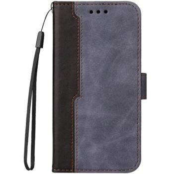 Apple Wooze Colour Wallet iPhone 16 Pro oldalra nyíló tok, stand, kártyatartóval, kézpánttal, szürke kép