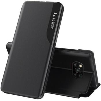 Apple Wooze FashionBook iPhone 16 Pro Max oldalra nyíló tok, stand, fekete kép