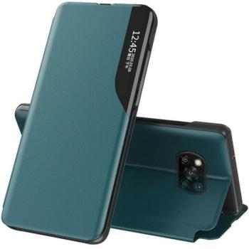 Apple Wooze FashionBook iPhone 16 Pro Max oldalra nyíló tok, stand, zöld kép