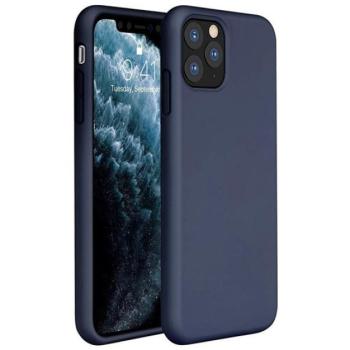 Apple Wooze Liquid Silica Gel iPhone 16 Pro szilikon tok, sötétkék kép