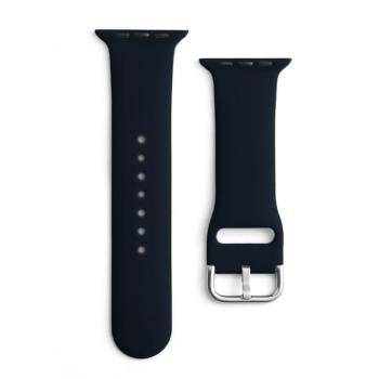 APS szilikon csereszíj Apple Watch 9 / 8 / 7 / 6 / 5 / 4 / 3 / 2 / SE (41 / 40 / 38mm) fekete kép