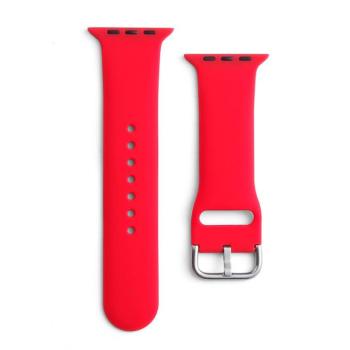 APS szilikon csereszíj Apple Watch 9 / 8 / 7 / 6 / 5 / 4 / 3 / 2 / SE (41 / 40 / 38mm) piros kép