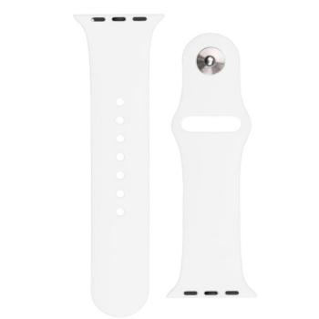 APS szilikon csereszíj Apple Watch Ultra / 9 / 8 / 7 / 6 / 5 / 4 / 3 / 2 / SE (45 / 44 / 42mm) fehér kép