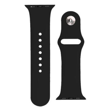 APS szilikon csereszíj Apple Watch Ultra / 9 / 8 / 7 / 6 / 5 / 4 / 3 / 2 / SE (45 / 44 / 42mm) fekete kép