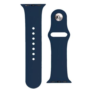 APS szilikon csereszíj Apple Watch Ultra / 9 / 8 / 7 / 6 / 5 / 4 / 3 / 2 / SE (45 / 44 / 42mm) sötétkék kép