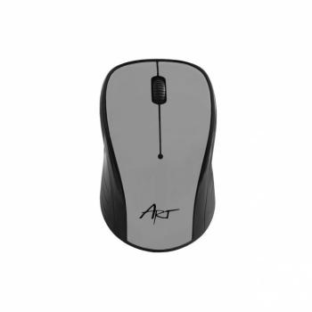 ART AM-92 wireless vezeték nélküli fekete-ezüst egér kép