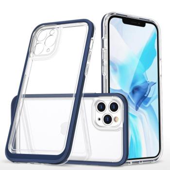 Átlátszó 3az1ben tok iPhone 11 Pro Max Blue tok Gel tok kép