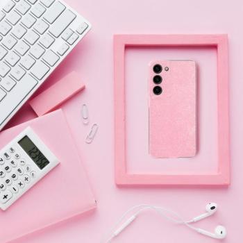 Átlátszó tok 2mm BLINK SAMSUNG A34 5G rózsaszínű kép