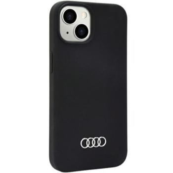 Audi Apple iPhone 13 / 14 / 15 szilikon tok, sötétszürke kép