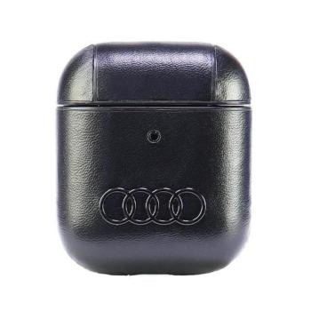 Audi AU-AP-GT/D3-BK Leather Big Logo tok AirPods - fekete kép
