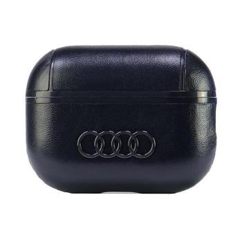 Audi AU-APP2-GT/D3-BK Leather Big Logo tok AirPods Pro 2 - fekete kép