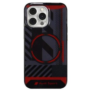 Audi AU-IMLMIP13P-RSQ/D2-BK IML Sport MagSafe kompatibilis keménytok iPhone 13 Pro / 13 - fekete kép