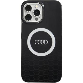 Audi AU-IMLMIP13PM-Q5/D2-BK IML Big Logo MagSafe-kompatibilis keménytok iPhone 13 Pro Max - fekete kép
