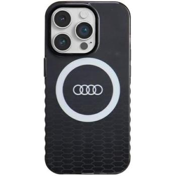 Audi AU-IMLMIP14P-Q5/D2-BK IML Big Logo MagSafe-kompatibilis keménytok iPhone 14 Pro - fekete kép
