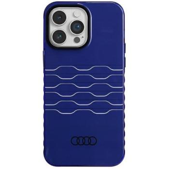 Audi AU-IMLMIP14PM-A6/D3-BE IML MagSafe-kompatibilis keménytok iPhone 14 Pro Max - tengerészkék kép