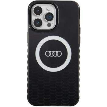 Audi AU-IMLMIP14PM-Q5/D2-BK IML Big Logo MagSafe-kompatibilis keménytok iPhone 14 Pro Max - fekete kép