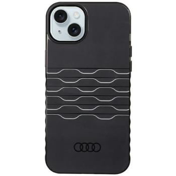 Audi AU-IMLMIP15M-A6/D3-BK IML MagSafe-kompatibilis keménytok iPhone 14 Plus/15 Plus - fekete kép