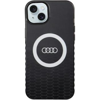 Audi AU-IMLMIP15M-Q5/D2-BK IML Big Logo MagSafe-kompatibilis keménytok iPhone 14 Plus/15 Plus - fekete kép