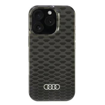 Audi AU-IMLMIP16P-Q5/D3-BK IML Stitching Pattern MagSafe tok iPhone 16 Pro - fekete kép