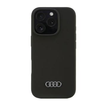 Audi AU-LSRIP16P-Q3/D1-BK Silicone keménytok iPhone 16 Pro - fekete kép