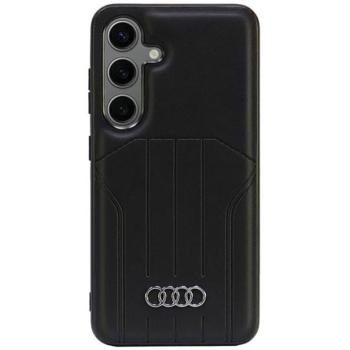Audi AU-TPUPCMS24-Q5/D1-BK műbőr MagSafe-kompatibilis keménytok Samsung Galaxy S24 - fekete kép