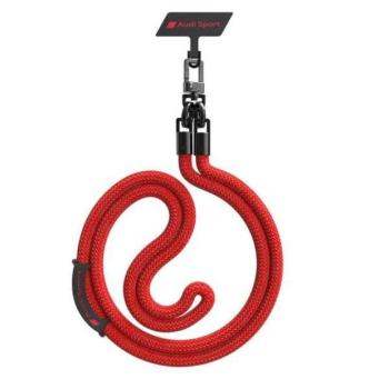 Audi AUS-CBL10-RSQ/D1-RD univerzális nyakpánt 120cm 10mm - piros kép