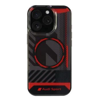 Audi AUS-IMLMIP16P-RSQ/D2-BK IML Sport MagSafe keménytok iPhone 16 Pro - fekete kép
