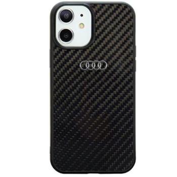 Audi Carbon Fiber iPhone 11 6.1&quot; fekete keménytok AU-TPUPCIP11-R8/D2-BK kép