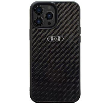 Audi Carbon Fiber iPhone 13 Pro Max 6.7&quot; fekete keménytok AU-TPUPCIP13PM-R8/D2-BK kép