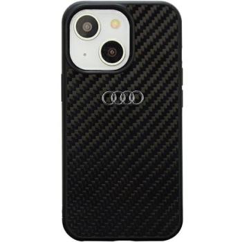Audi Carbon Fiber Stripe iPhone 13 / 14 / 15 tok, fekete kép