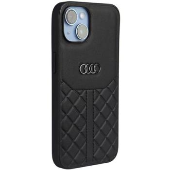 Audi Genuine Leather iPhone 13 / 14 / 15 tok, fekete kép