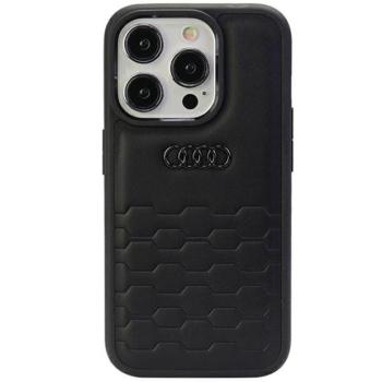 Audi GT Szintetikus bőr iPhone 15 Pro 6.1 &quot;fekete keménytok AU-TPUPCIP15P-GT/D2-BK kép