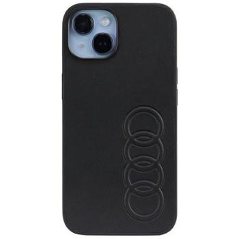 Audi Synthetic Leather Apple iPhone 13 / 14 / 15 tok, fekete kép