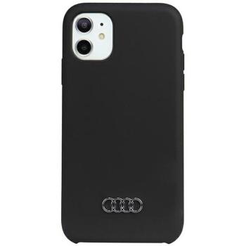Audi szilikon tok iPhone 11 6.1&quot; fekete keménytok AU-LSRIP11-Q3/D1-BK kép